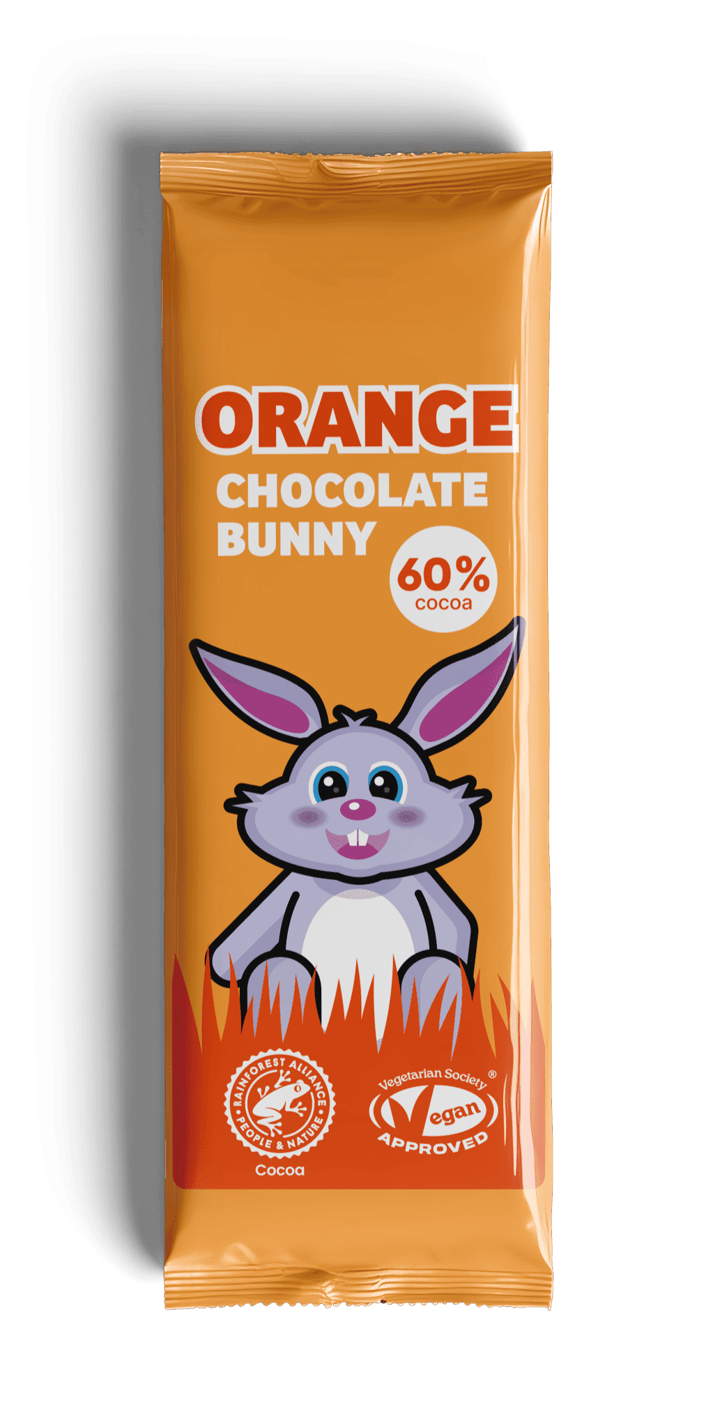 Osterhase aus dunkler Schokolade mit Orangengeschmack - So free – Plamil