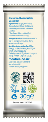 Veganer weißer Santariegel- Moo Free (30g)