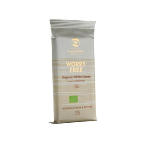 Bio Weiße Schokolade - Worry Free 39% (Dammenberg) - Schoko Wunderland