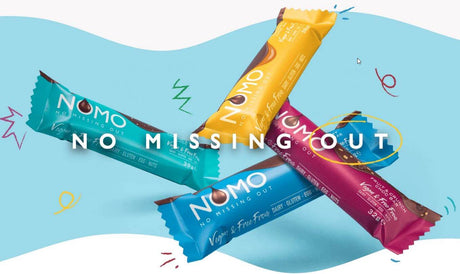 Milchschokolade-Alternative-Snack - Fruchtig mit Crunch (Nomo)