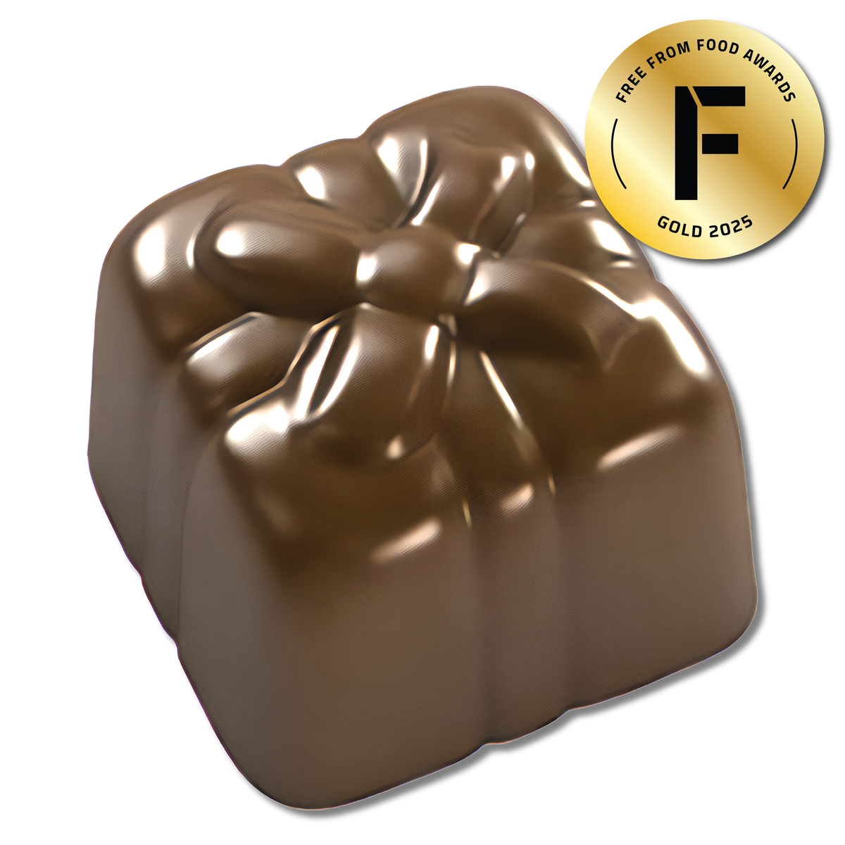 Caramel Crimbo Prezzie (Festive Filled Shapes) - Moo Free (65 g)