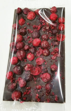 Bio Cranberry-Dunkle Schokolade-Criollo 79% (Dammenberg) - Schoko Wunderland