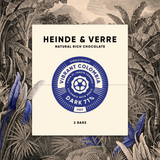 2 Tafel nussfreie vegane Vibrant Colombia Dark - 71% (Heinde & Verre)