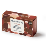JustChoc Box - 100g allergenfreie Bio dunkle Schokolade (PLAY in CHOC)