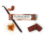 JustChoc Box - 30g allergenfreie Bio dunkle Schokolade (PLAY in CHOC)