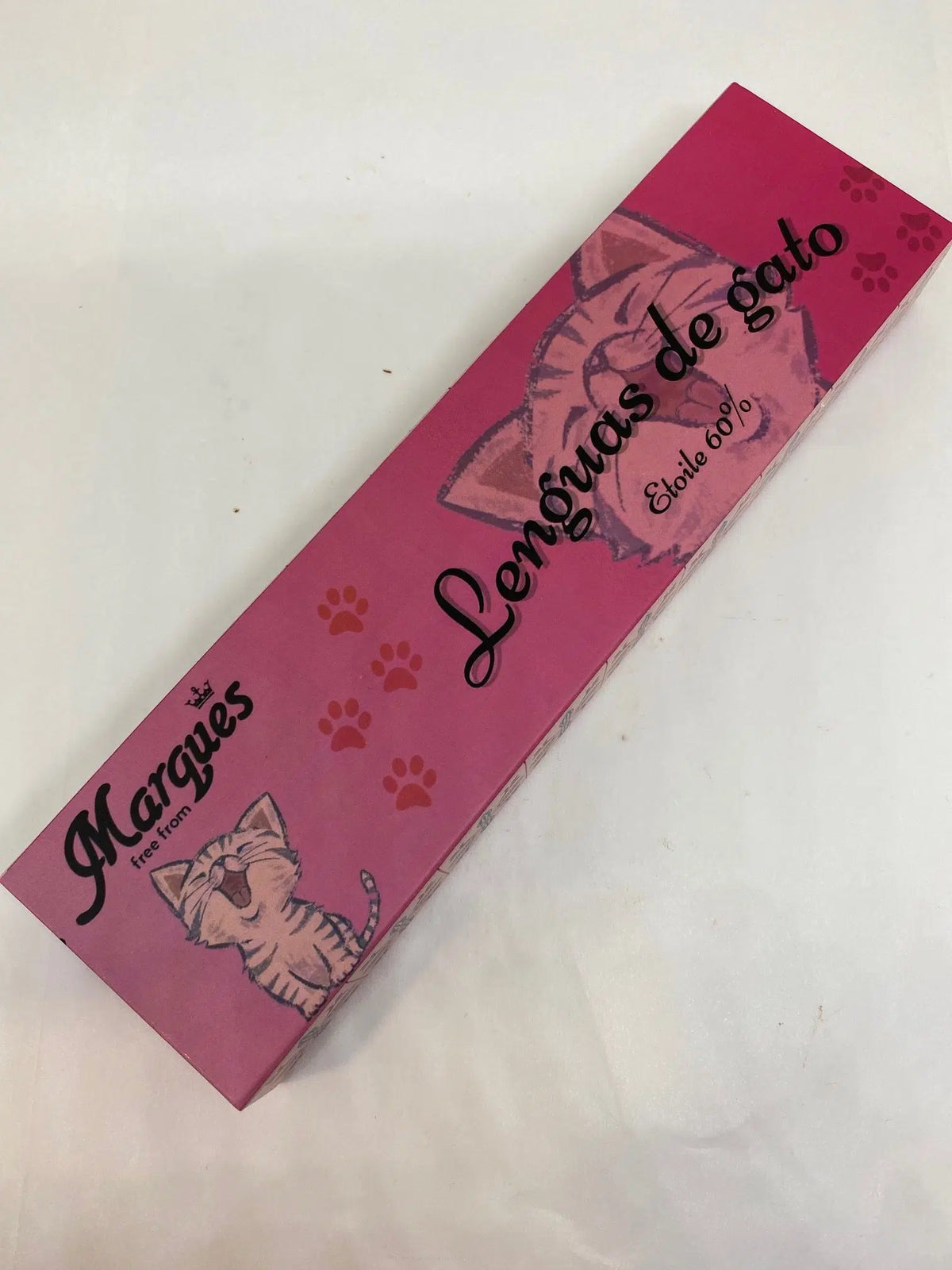 Lingue di gatto - Cioccolato fondente alternativo al latte, vegano e senza frutta a guscio, Etoile - 63% (Marques)