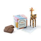 ToyChoc Box - Aussterbende Tiere + 20g allergenfreie Bio Schokolade (PLAY in CHOC)