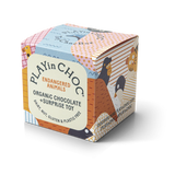 ToyChoc Box - Aussterbende Tiere + 20g allergenfreie Bio Schokolade (PLAY in CHOC)