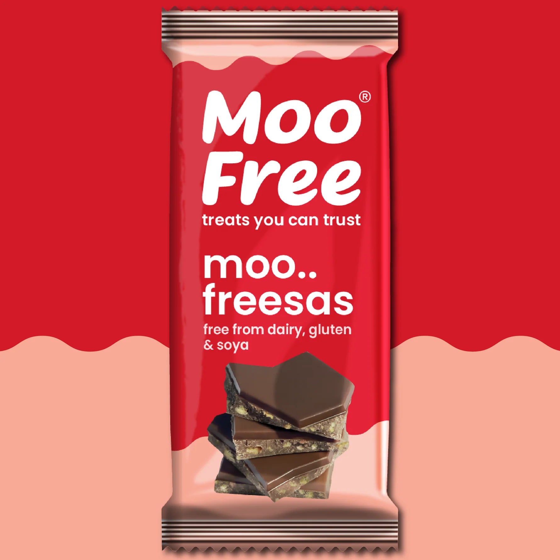Vegane fondantgefüllte Mini-Schokoladeneier(Moo Free) - Schoko Wunderland