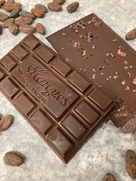 Nussfreie vegane Milchalternative-Schokolade mit Crunch Lulú - 57% (Marques)