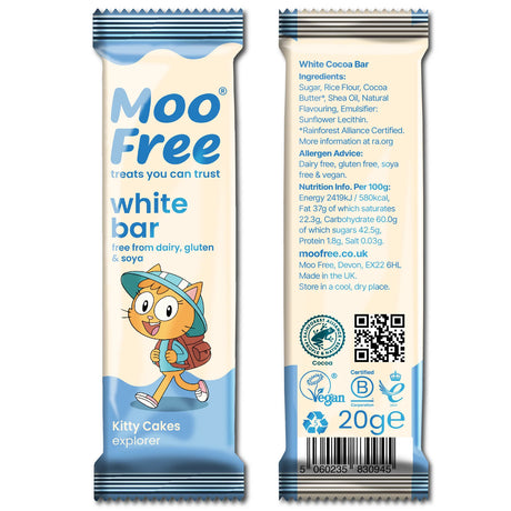 Vegane weiße Schokolade - Moo Free (20g)