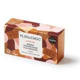 JustChoc Box - 100g allergenfreie Bio Milchalternative-Schokolade (PLAY in CHOC)