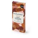 JustChoc Box - 60g allergenfreie Bio Milchalternative-Schokolade (PLAY in CHOC)