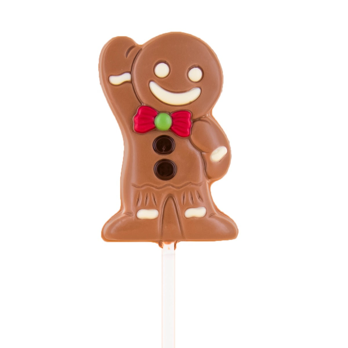 Milchschokolade Lebkuchenmann-Lolly – 32% (Belfine)