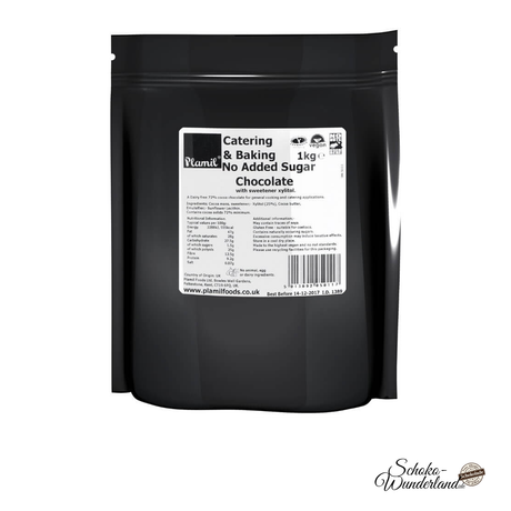 1kg Schoko-Drops Xylit 72% - So free (Plamil)