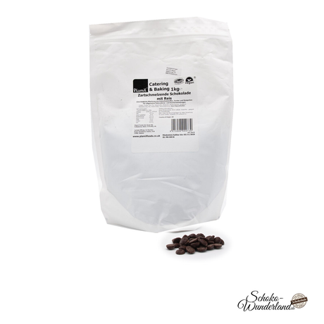 1kg Schoko-Drops aus Milchschokolade-Alternative 47% (Plamil)
