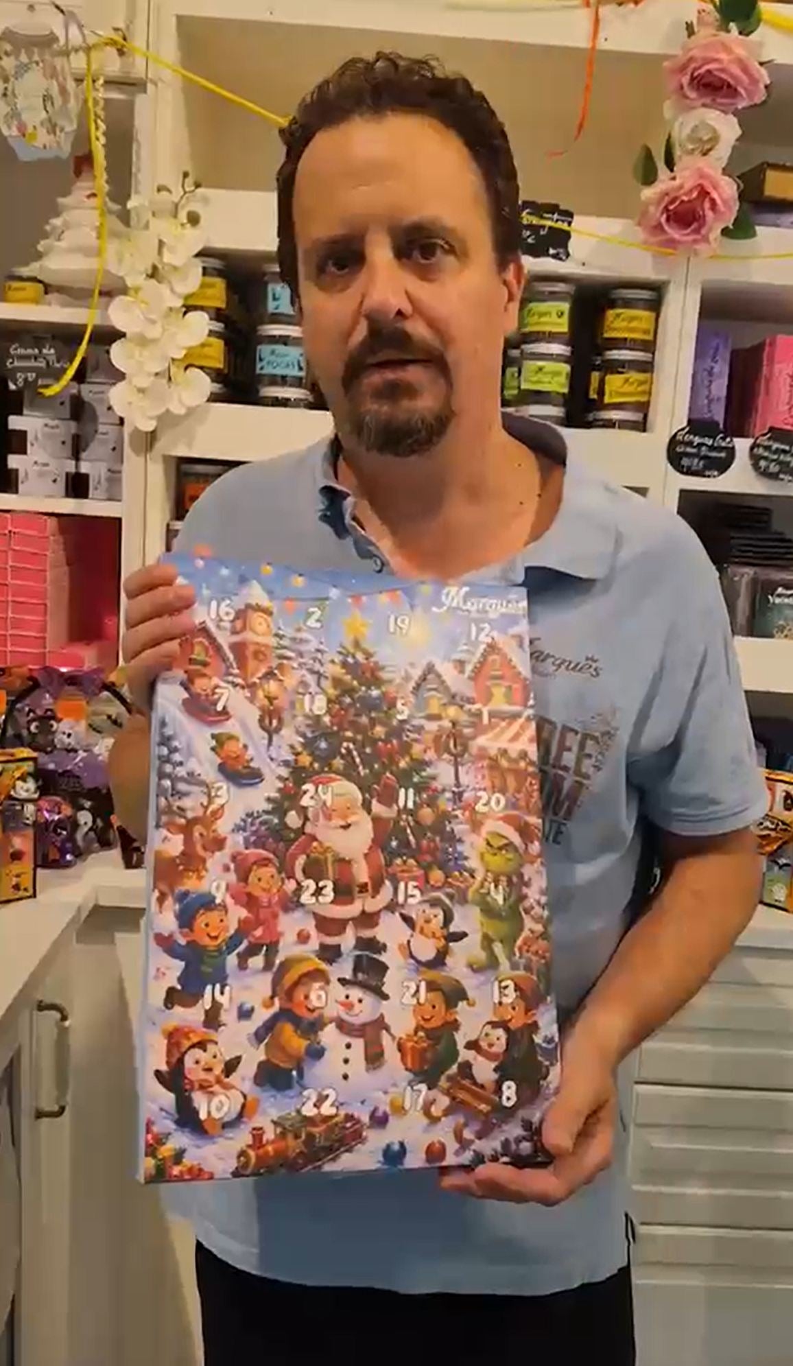 Marques präsentiert den neuen Adventskalender unseren Kunden vom Schoko-Wunderland