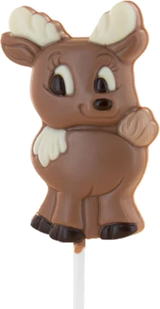 Milchschokolade Rentier-Lolly – 32% (Belfine)