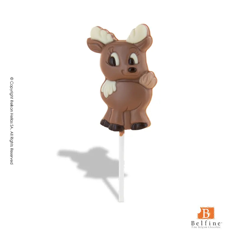 Milchschokolade Rentier-Lolly – 32% (Belfine)