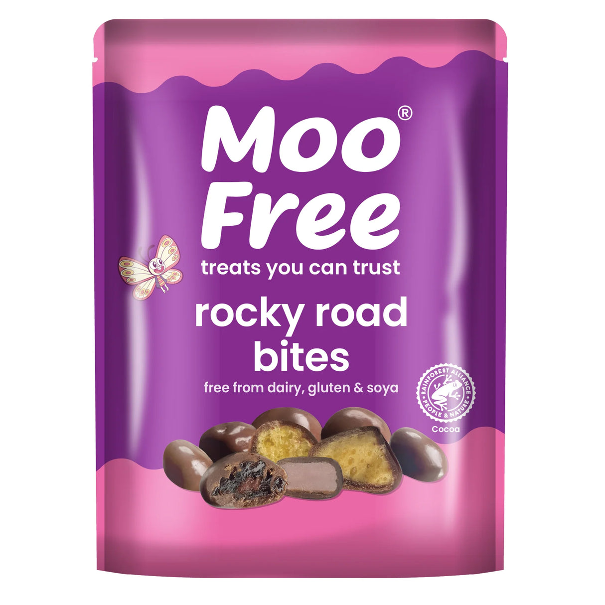 Vegane Rocky Road Bites - Moo Free (65 g)