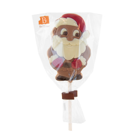 Milchschokolade  XMAS-Santa-Lolly – 32% (Belfine)