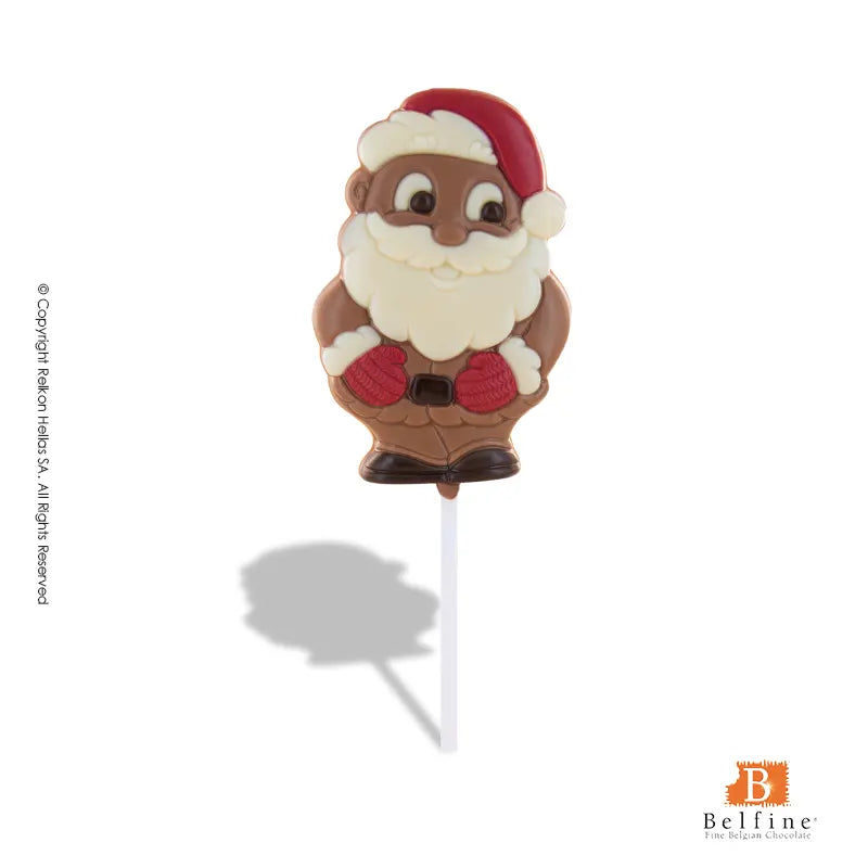 Milchschokolade  XMAS-Santa-Lolly – 32% (Belfine)