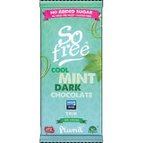 Bio Dunkle-Schokolade Xylit ohne zugesetzten Zucker - Coole Minze - So free Fair-Trade (Plamil )