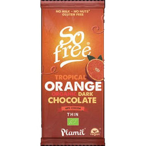 Bio Zartbitterschokolade - Orange - So free (Plamil) - Schoko Wunderland