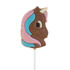 Milchschokolade Einhorn-Lolly – 32% (Belfine) - Schoko Wunderland