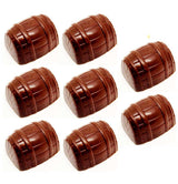 Whiskey Pralines made of milk chocolate, 8 pieces